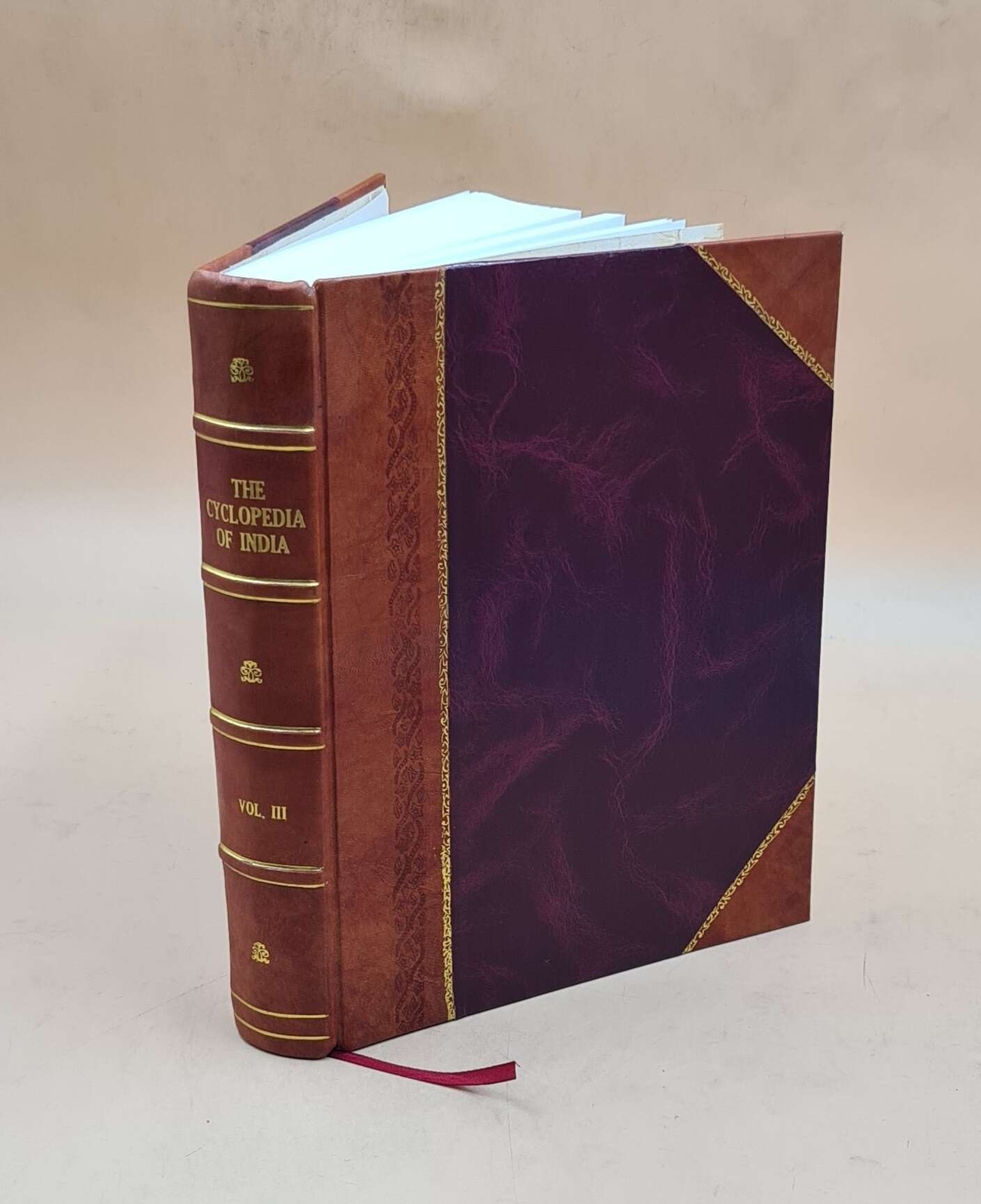 The Cyclopedia Of India Biographical Historical Administrative Leather Bound Edition