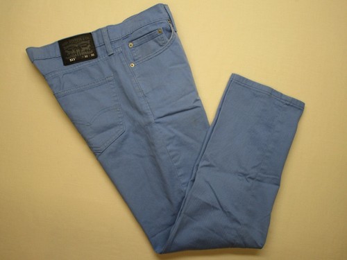Levi's 511 Pantalones Vaqueros Ajustados Para Hombre Informales Color Azul  32X30 | eBay