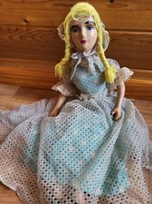 Vintage Antique Boudoir Composition Soft Body 25" Doll