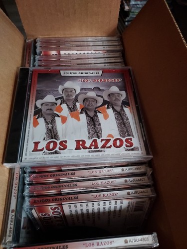 WHOLESALE LOT OF 26 OF THE SAME TITLE LOS RAZOS 100 % PERRONES CD BRAND ...