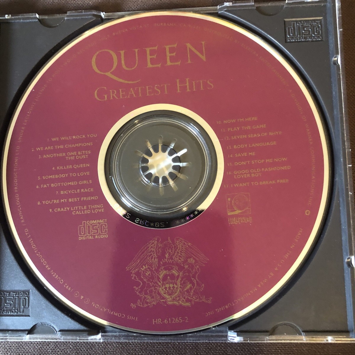 Queen ‎– Greatest Hits by Queen (CD, 1992) 17 Songs ! 