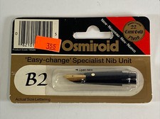 Osmiroid Calligraphy Nib   Easy-change Specialist Nib Unit   B2   22k G. Plated