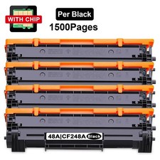4PK Compatible for HP 48A Toner CF248A LaserJet Pro M15a M16w MFP M30w
