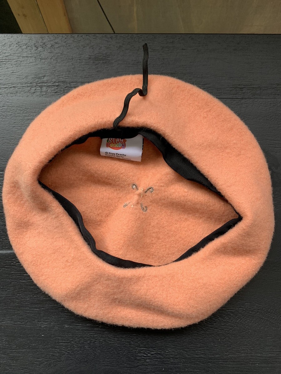 Stay Peachy Peachy Beret View 3