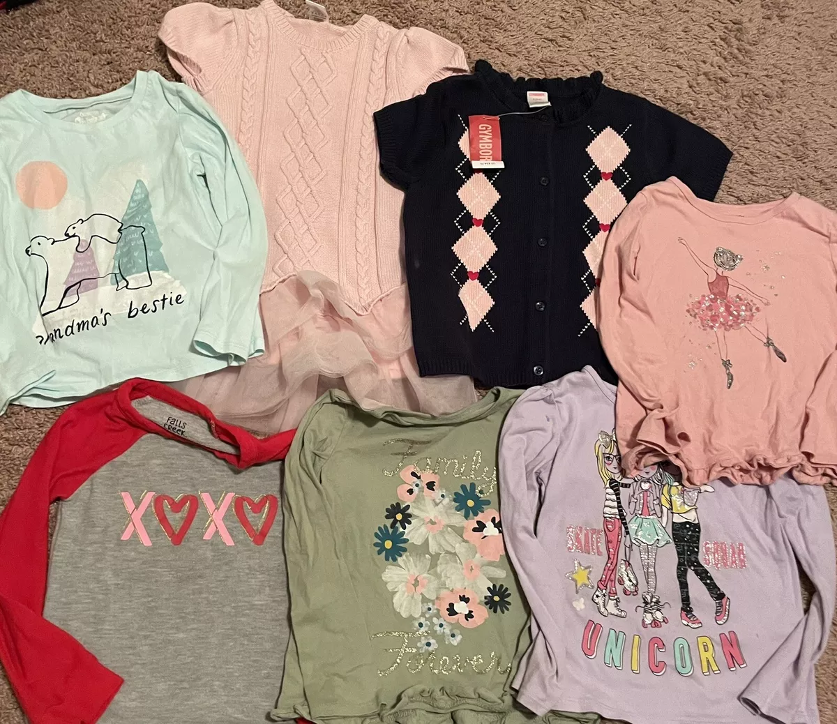 M. Girls 5-5T Clothes Name Brand Lot - Gymboree Carters & more