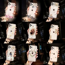 12 Colors Glitter Bling Diamond Clear Case for iPhone 12 11 Pro Max XS XR 8 7 6