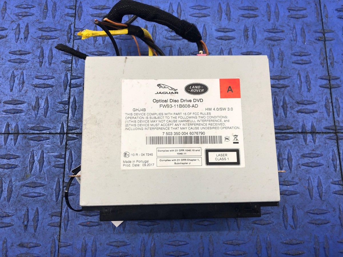 2017-2019 JAGUAR XF SPORTBRAKE OPTICAL DISC DRIVE CD DVD PLAYER