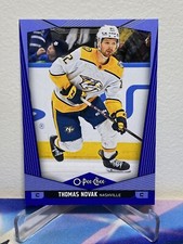 2024-25 O-Pee-Chee OPC Hockey THOMAS NOVAK #466 BLUE BORDER SP