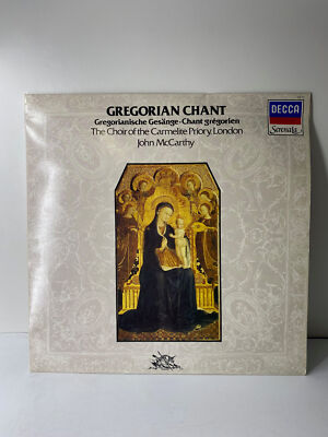 Gregorian Chant - The Choir of the Carmelite Priory London 12  Vinyl LP Record