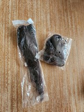 NEW 2x Dark Brown Synthetic Hair Claw Clip Extension Long Ponytail Wavy Straight
