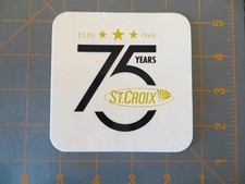 New Fishing Sticker - St. Croix 75 Years - 4 x 4 inch