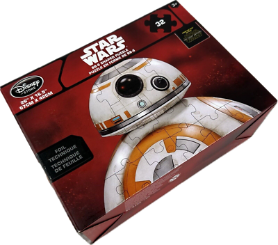 Disney Store Kids Star Wars The Force Awakens BB-8 Shaped Puzzle
