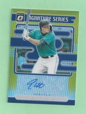 2021 Donruss Optic Rated Rookies Signatures Gold #1 Evan White autograph - #1/10