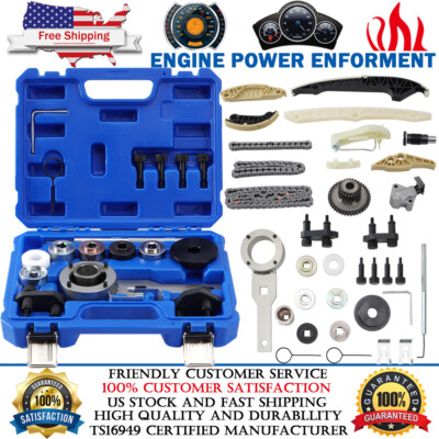 Upgraded Timing Chain Tool Kit For VW CC Jetta Golf Audi A4 A5 A6 Q5 1 ...