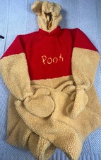 Vintage Winnie The Pooh Plush Costume Adult M Disney Store Halloween Costume