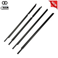 4pcs Fit For Toyota 2003-2008 2009 4runner Outer Seal Belt Molding Weatherstrip