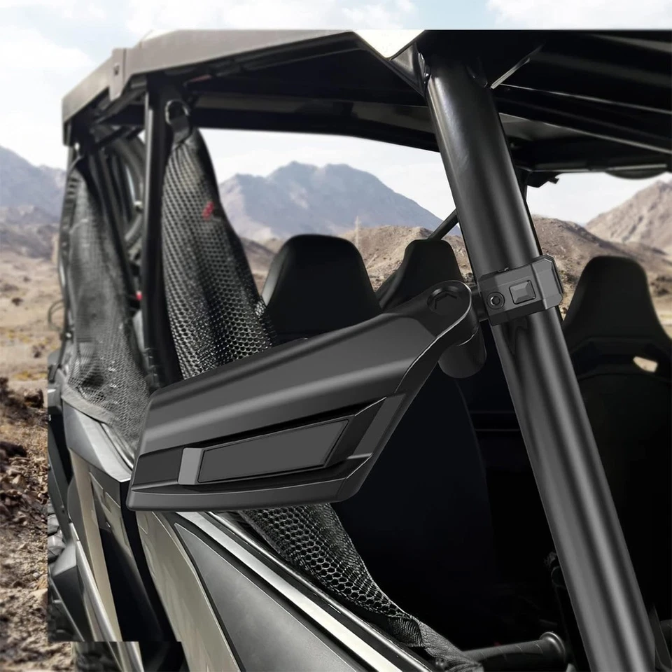Espelhos retrovisores laterais Roll Bar de 1,5 pol. a 2 pol. para Polaris RZR PRO XP/ PRO R/Turbo R - Imagem 2 de 4