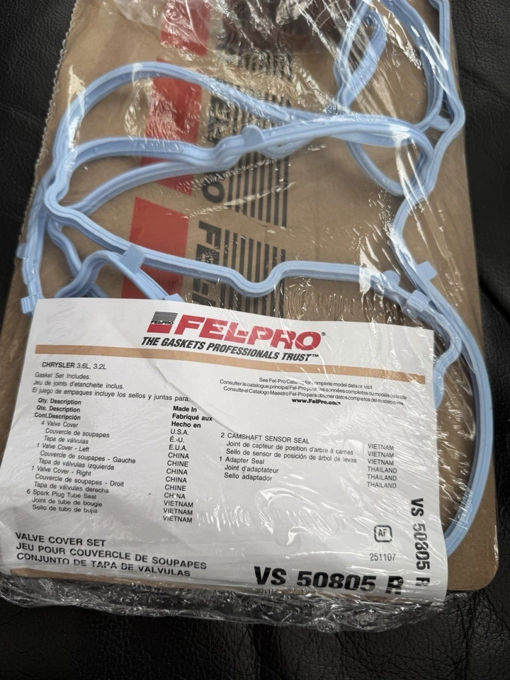 Juego de juntas de cubierta de válvula FEL-PRO VS 50805 R - Sin usar - Envío rápido Foto 4 de 4