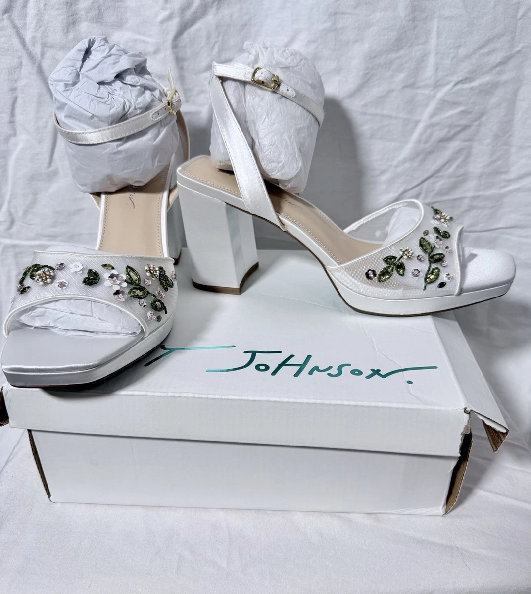 Betsey Johnson White Block Heels for Women Just Listed 2026