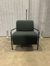 Viccarbe Colubi Art Deco / Bauhaus Design Green Fabric Armchair By RT Design