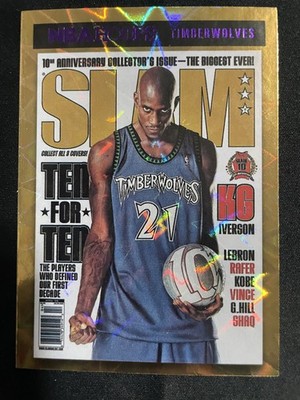 2020-21 NBA Hoops Panini Kevin Garnett SLAM Purple Explosion SP