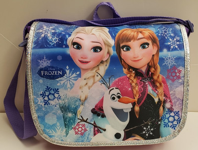 NEW!!! DISNEY FROZEN MESSENGER BAG 10''x9'' W/Vlcro closer FREE SHIPPING!!!