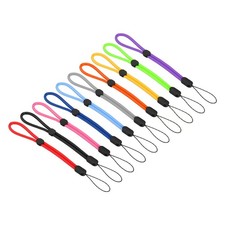 200mm 8 Inch Hand Wrist Strap Lanyards, 10 Pcs Adjustable Wristlet, Multicolor