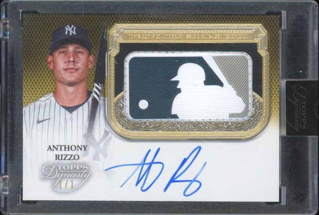 2023 Topps Dynasty Anthony Rizzo Autographed Patch Logo 1/1 Logoman