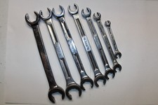 Snap-on Tools Matco Sae Double Flare Nut Line Wrench Set 78-1 6pt 7pc Usa Snap-on Tools Matco Sae Double Flare Nut Line Wrench Set 78-1 6pt 7pc Usa