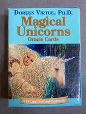 Doreen Virtue Magical Unicorns Oracle 44 Cards Deck + Guidebook Complete
