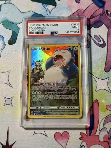 Snorlax TG10/TG30 Full Art PSA 9 MINT (Pokemon Lost Origin 2022)