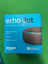 Amazon Echo Dot (3rd Generation) Smart Speaker - Charcoal