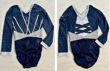 COMPETITION Leotard RHINESTONE Star BLING Gymnastics SPEKTRUM Leo GK Size: AXS