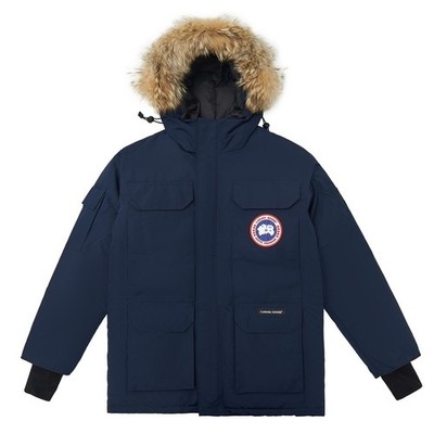 Canada Goose 08 Expedition Parka navy blue with label Men's
