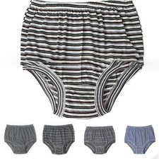 Slip homme taille haute coton look vintage classique sous vêtement style rétro