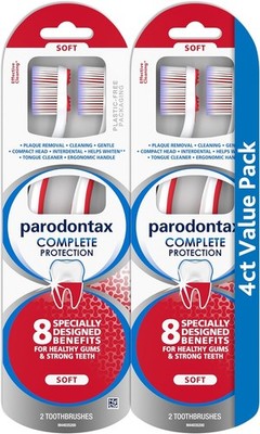 Parodontax Complete Protection Soft Toothbrush for Healthy Gums and Strong Teeth