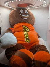 Rare! 22" Long Reese Hershey's Chocolate World Reese's Jumbo Ultra Soft Plush 