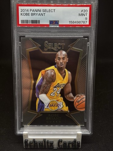 Kobe Bryant Panini 2014-15 Select Concourse #20 PSA 9 Los Angeles Lakers HOF