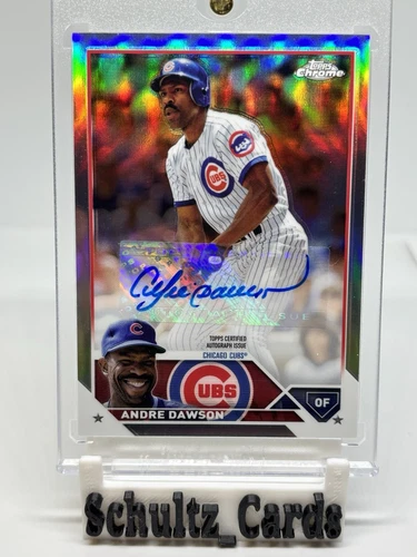 2023 Topps Chrome Update Andre Dawson Legend Auto 12/50 #CLA-AD SSP