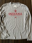 adidas Ultimate Tee Men's Indiana Hoosiers Gray Long Sleeve Tee Size M — photo 1
