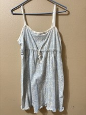 Simply Vera Wang Intimates Camisole Babydoll Size L Blue Adjustable Straps
