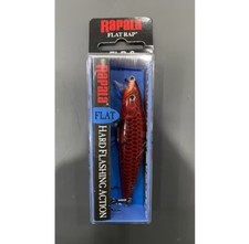 Rapala Flat Rap FLR-8, Red Arowana (RAW) Color – Slow Rising Minnow Fishing Lure