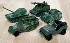 Hot Wheels Blackwall Military Camo Lot Truck Tanks Jeep US Army Vintage 1:64