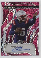 2023 Leaf Eclectic Flash Pink Metalized Sparkles 5/7 Malik Cunningham Auto 1gk6