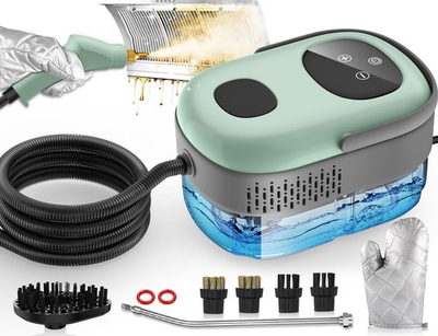 #ad 2500W High Pressure Steam Cleaner 10s Heat Up 6 Adjustable Levels 1.6L Tank $105.99