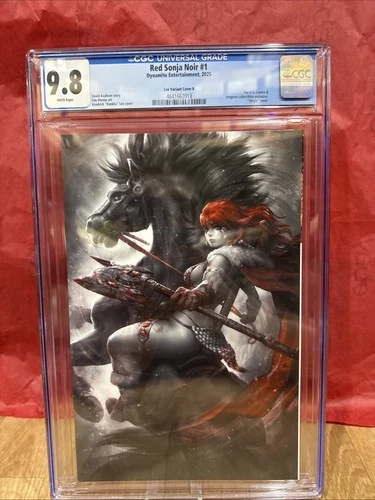 RED SONJA NOIR #1 KENDRICK KUNKKA LIM 616 Virgin  B LTD 500 Graded Comic Cgc 9.8