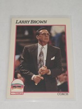 1991-92 NBA Hoops - Larry Brown #244