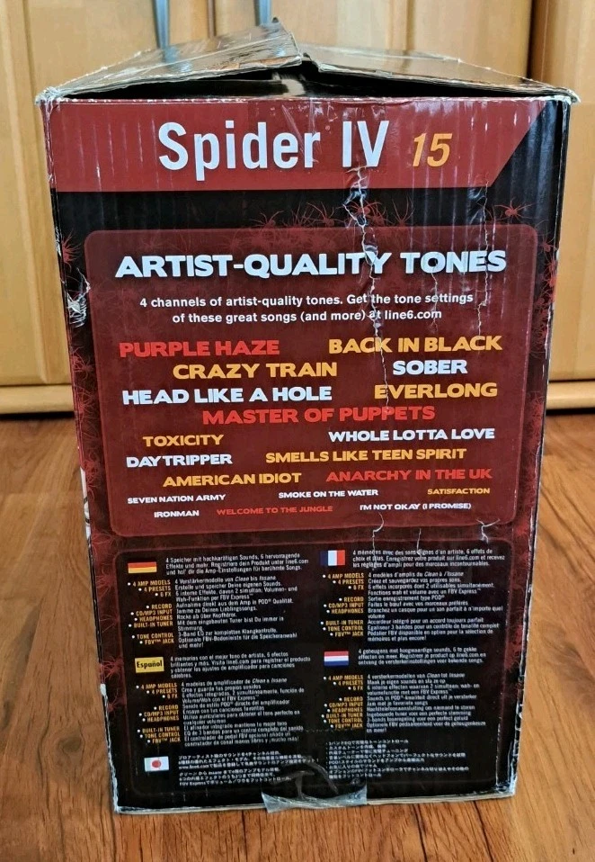 Line 6 Spider IV 15 Watt Gitarrenverstärker * OVP Top Zustand * Viele Sounds - Bild 3 von 4