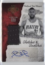 2016 Panini Court Kings Sketches and Swatches /149 Festus Ezeli Auto Sketch 0zv5