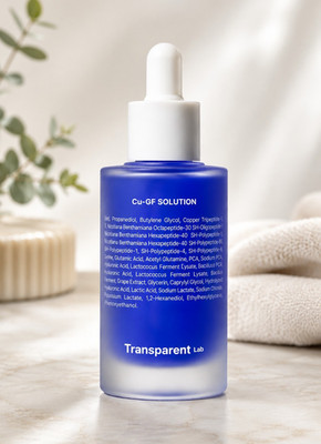 Transparent Lab Cu-GF SOLUTION Serum mit Copper Tripeptide-1 & Hyaluronic Acid